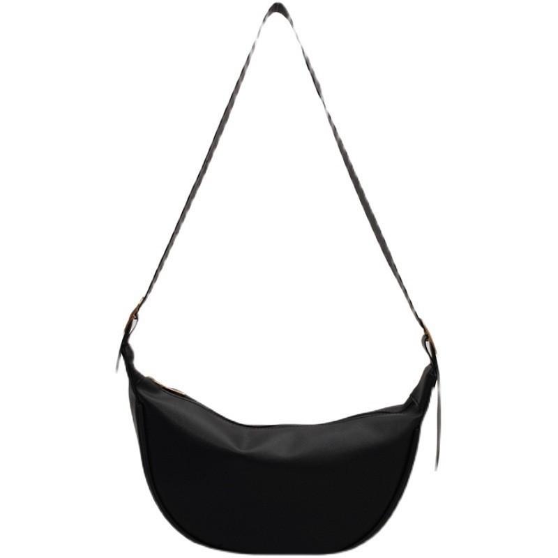 Elegant Pu Dumpling Shape Handbag For Women 2021 Fall Season Fashionable