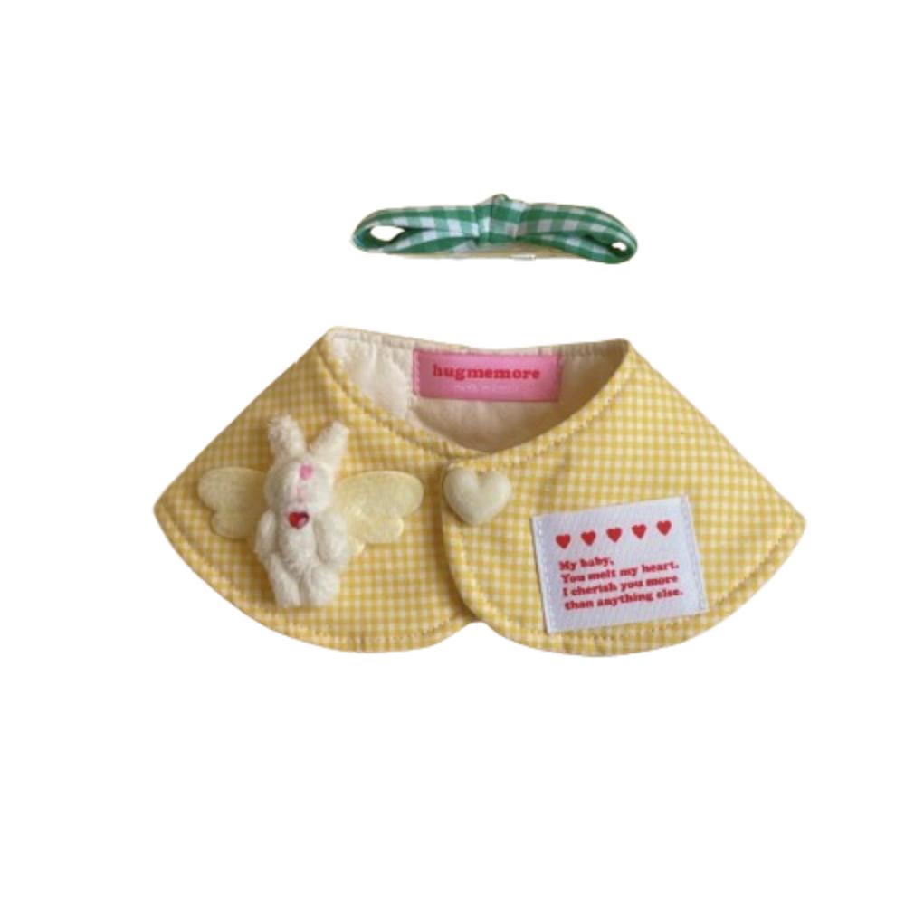 Lovely Cat Scarf Bowknot Pet Cloak Cute Pet Bibs Hair Clip Set Pet Party Supplies