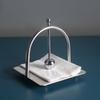 Elegant Stainless Steel Stoarge Stand Paper Towel Dispenser Tissue Holder Rack for Office Desk Dining Table