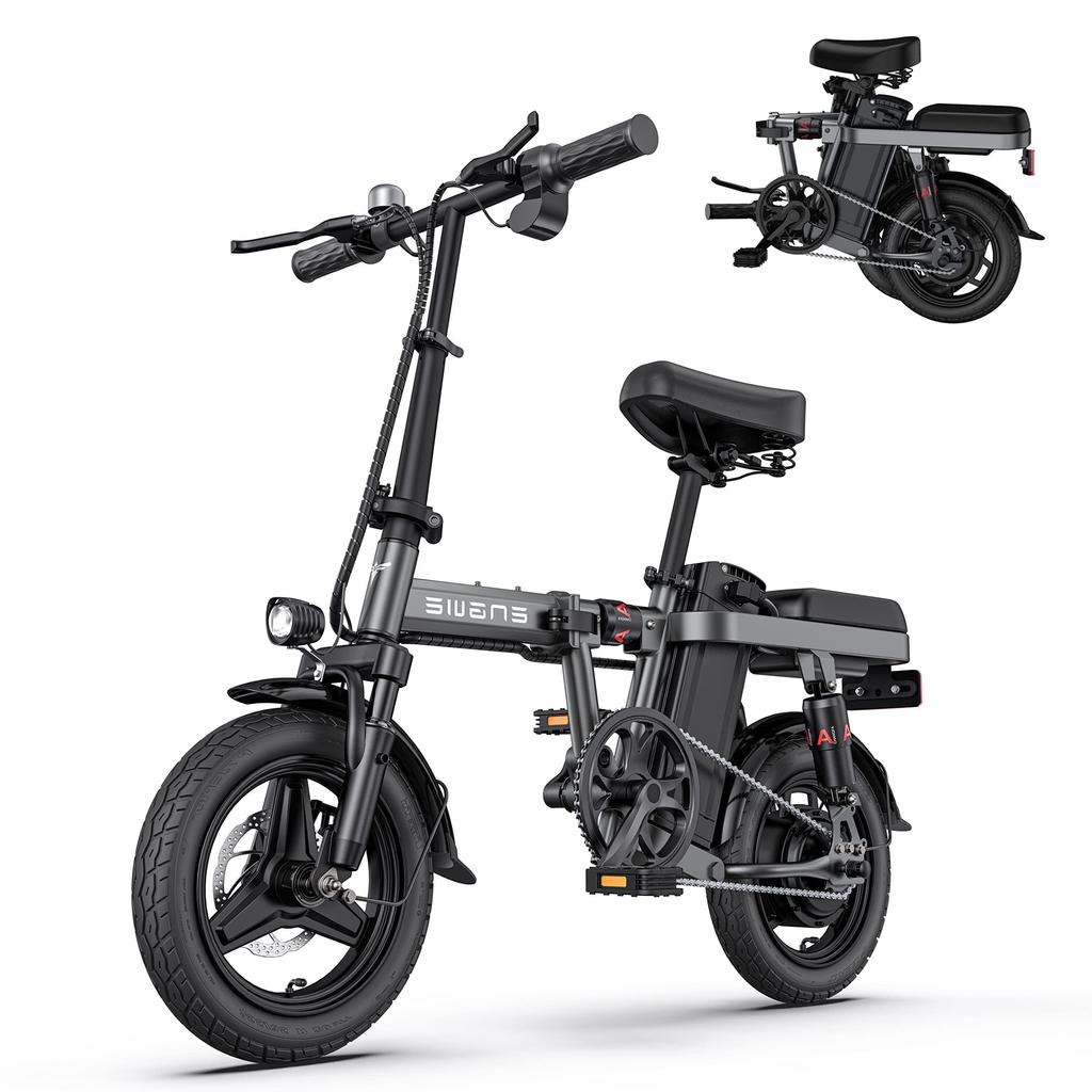 Electric Bike Foldable ENGWE T14 14" 250W Motor Top Speed 25Km/h 48V 10AH Range 40Km Load 120KG Blue