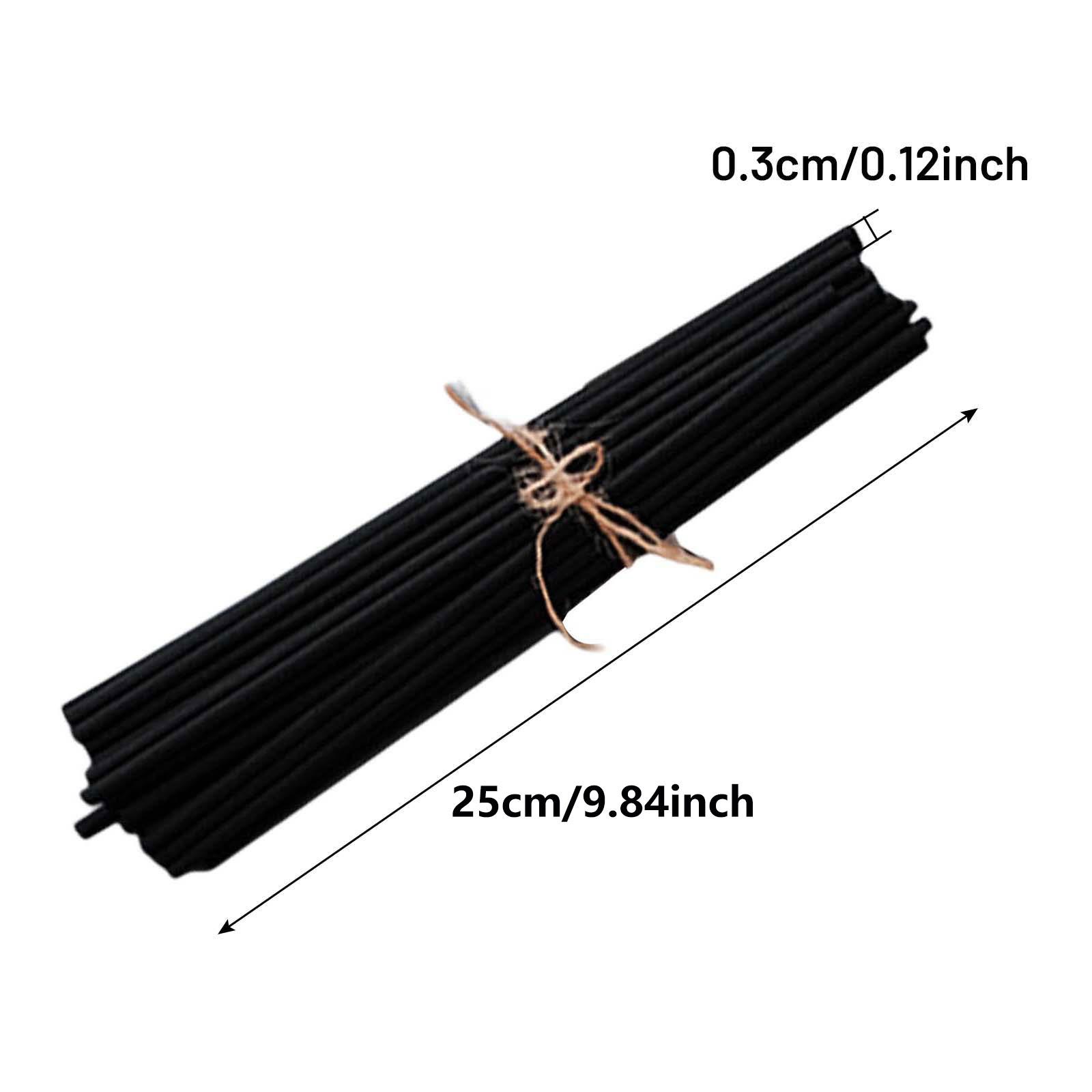 

100 шт. набор палочек для диффузора из тростника 3 мм 8 дюймов, палочки для диффузора из волокна, аромат для спальни, офиса, ванной комнаты, дома