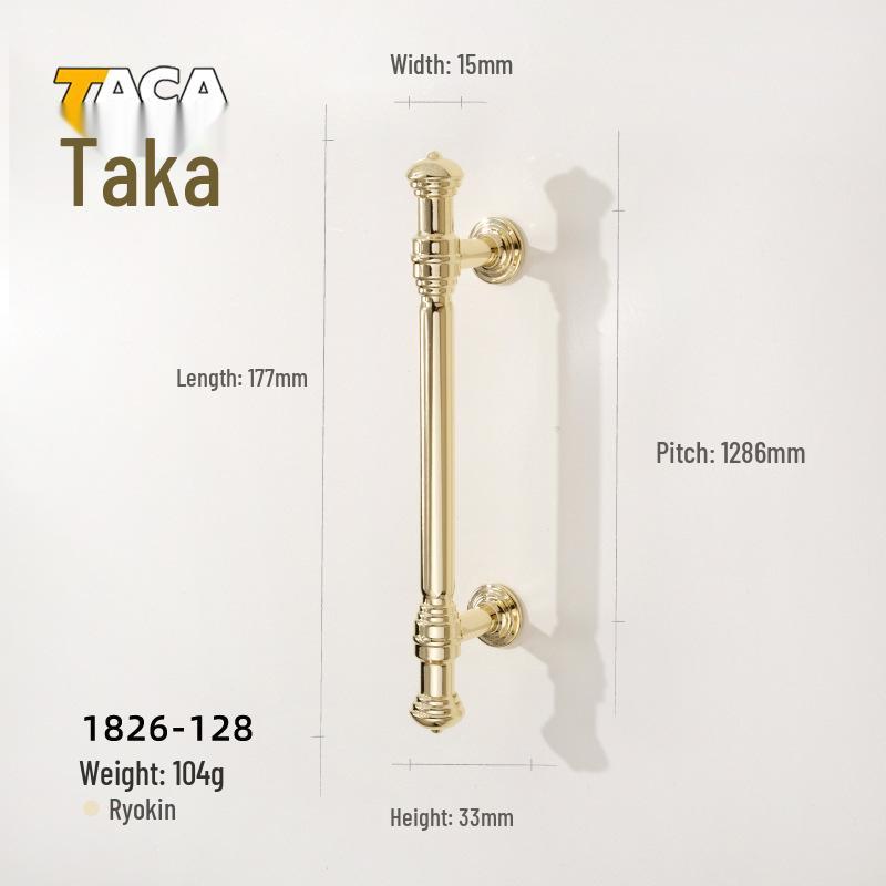 European Furniture Gold Handle for Cabinets and Wardrobes