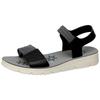 Women's Bohemian Style Printed Flat Sandals Adjustable Straps Lightweight Sole Comfortable Footwear for Casual Wear
