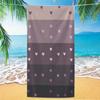 Pastel Color Polka Dot Beach Towel Minimal Retro Rainbow Color Block Spot Graphic Absorbent Quick Dry Soft Towel for Beach