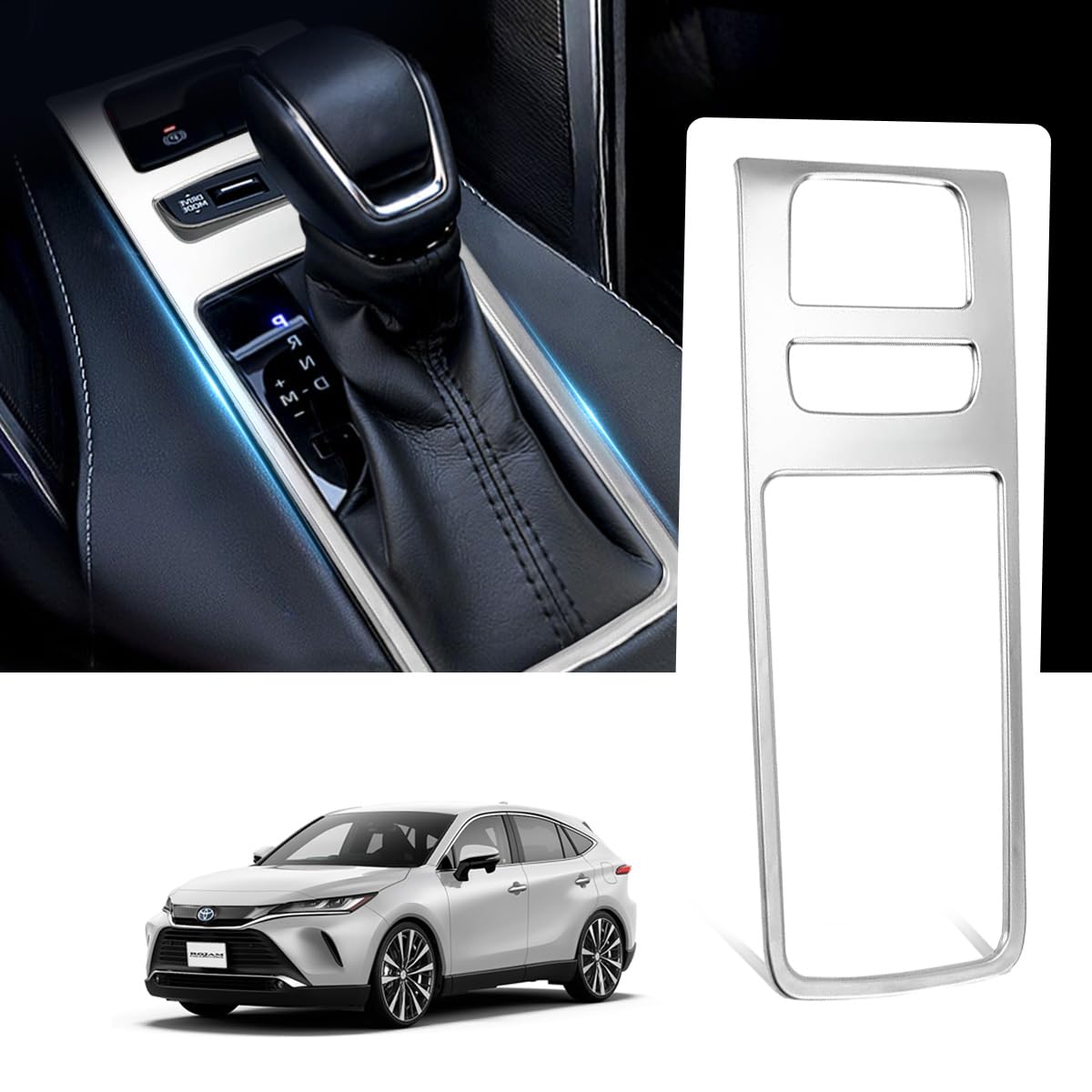 

Harrier 80 Series Shift Panel Cover New Harrier Console Switch Panel Cover Design Interior Panel Scratch Prevention ABS Interior Parts Easy