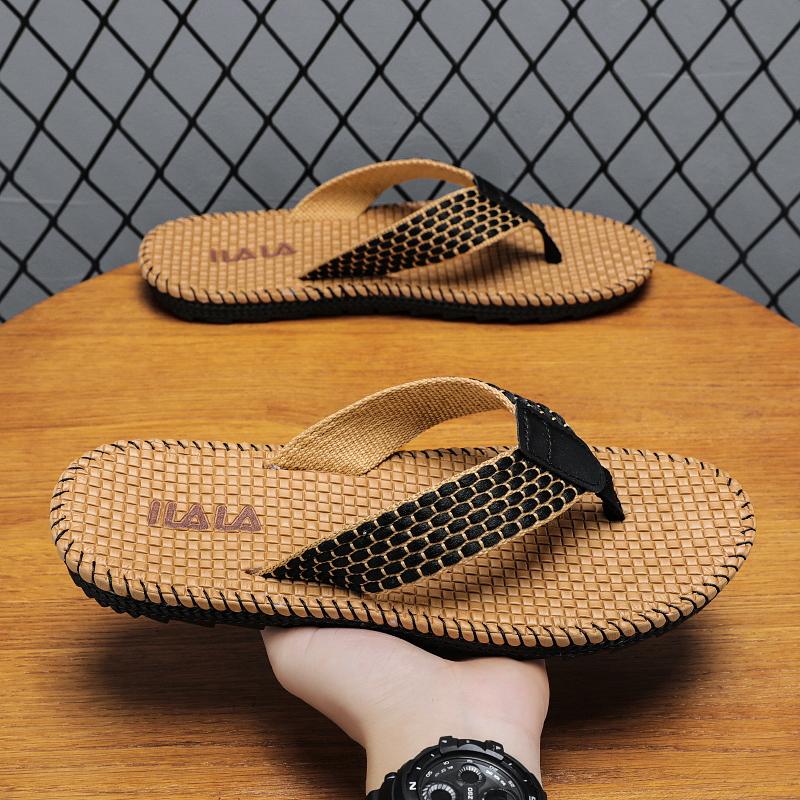 Fashion 2024 New Men's Slippers Outdoor Sandals Men's Light and Comfortable Summer Casual Beach Shoes Indoor Flip-flops Men's Shoes