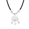 Ping An Fu Longevity Lock Necklace: Strawberry Crystal & Bodhi Beads, New Chinese Ethnic Clavicle Chain for Attracting Wealth