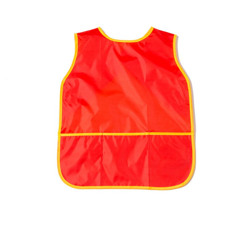 Tablier d'art à manches longues pour enfants avec poche et housse de protection pour aquarelle