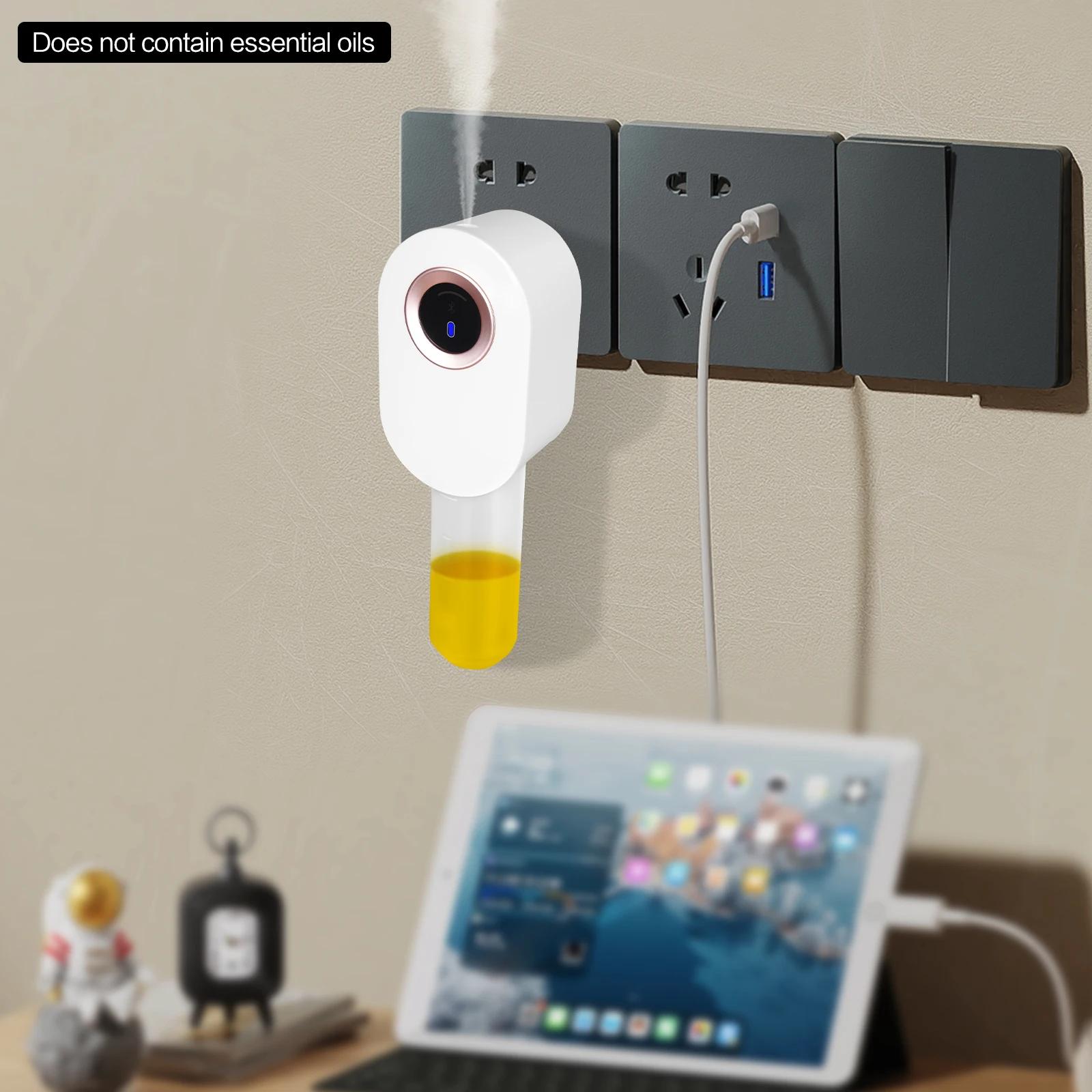 

Smart Aromatherapy Diffuser for Home & Office - 110ml Essential Oil Diffuser Wall Fragrance Expander W/ Bluetooth, Touch Control US білий