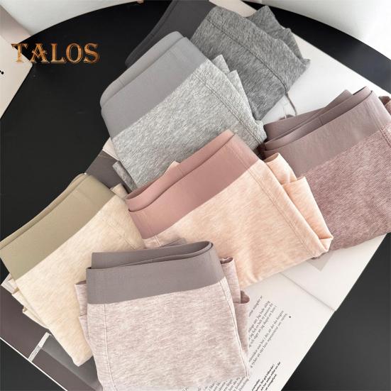 Men Boxer Underwear Mid-rise Elastic Waist U-Convex Breathable Cotton Crotch Shorts Briefs Seamless Thin Panties