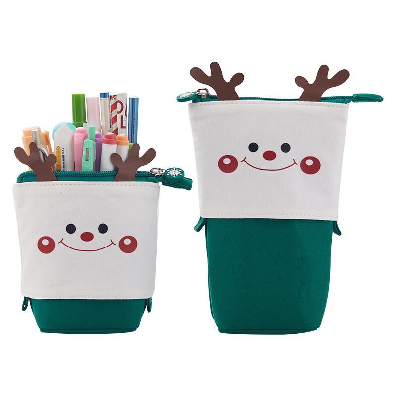 

Korean Cute Minimalist Canvas Retractable Pen & Pencil Holder