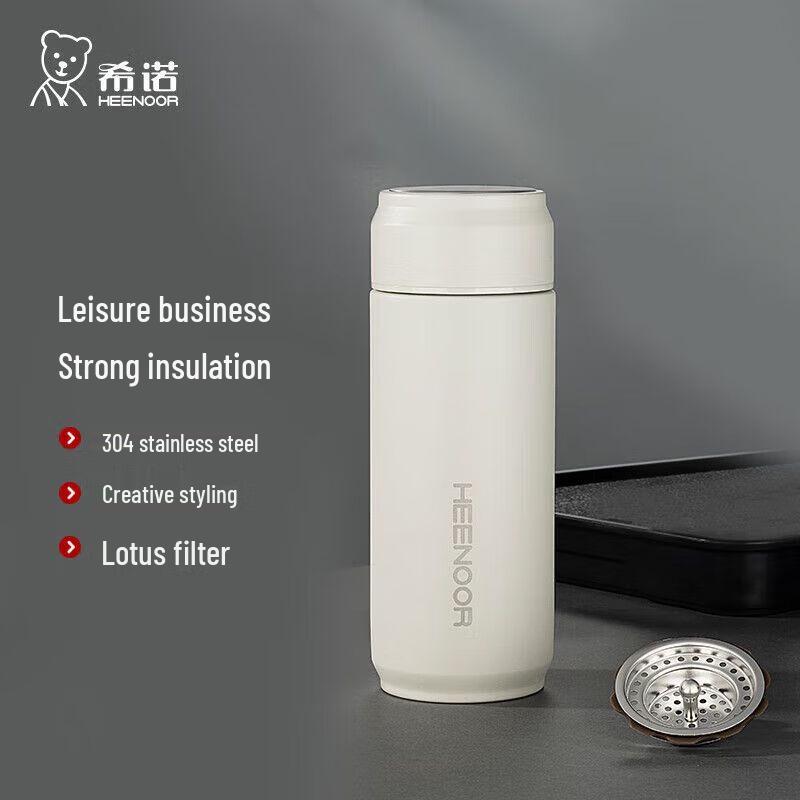 Heenoor Unisex Large Capacity 304 Stainless Steel Thermos with Filter
