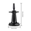 Toolless Installation Suction Cup Wig Stand Base ABS Universal for Hairdresser Practice Braiding Styling