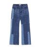 Avirex REMAKE DENIM SEMI FLARE WITH PRINT Women's Semi-Flare Denim with Print, Size S, 432, Used, 783-3210603