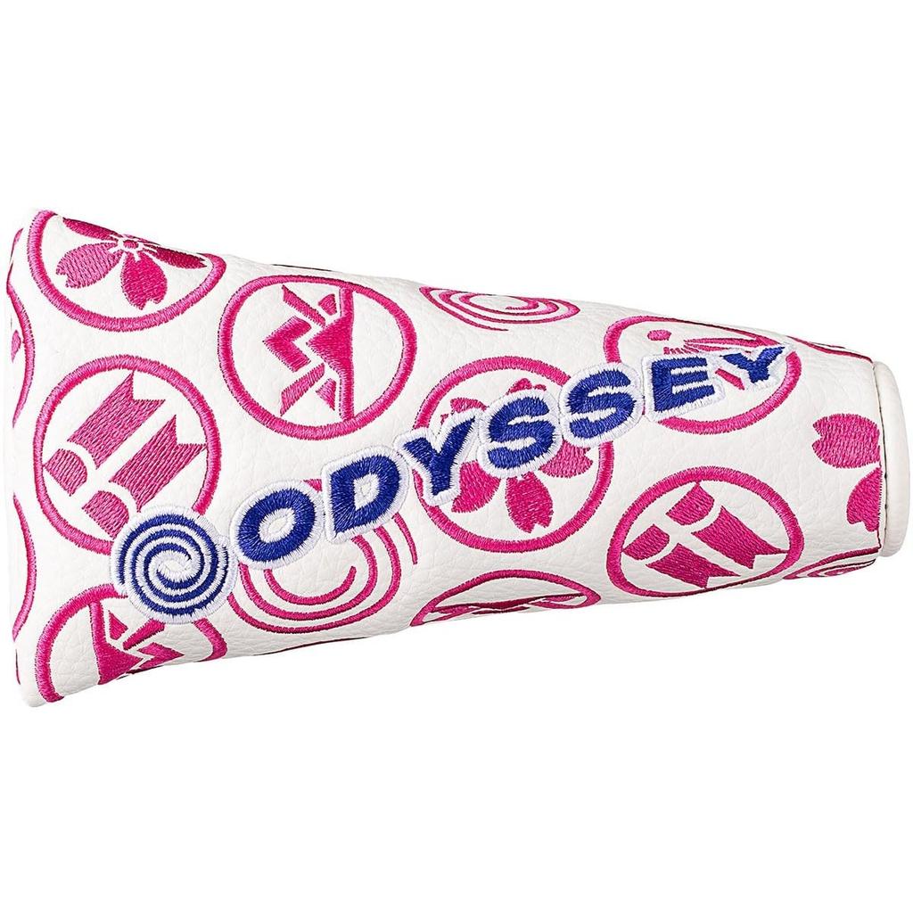 ODYSSEY Putter Head Cover F BLADE SPRING 25 WHT/PNK (for Putter) White/Pink