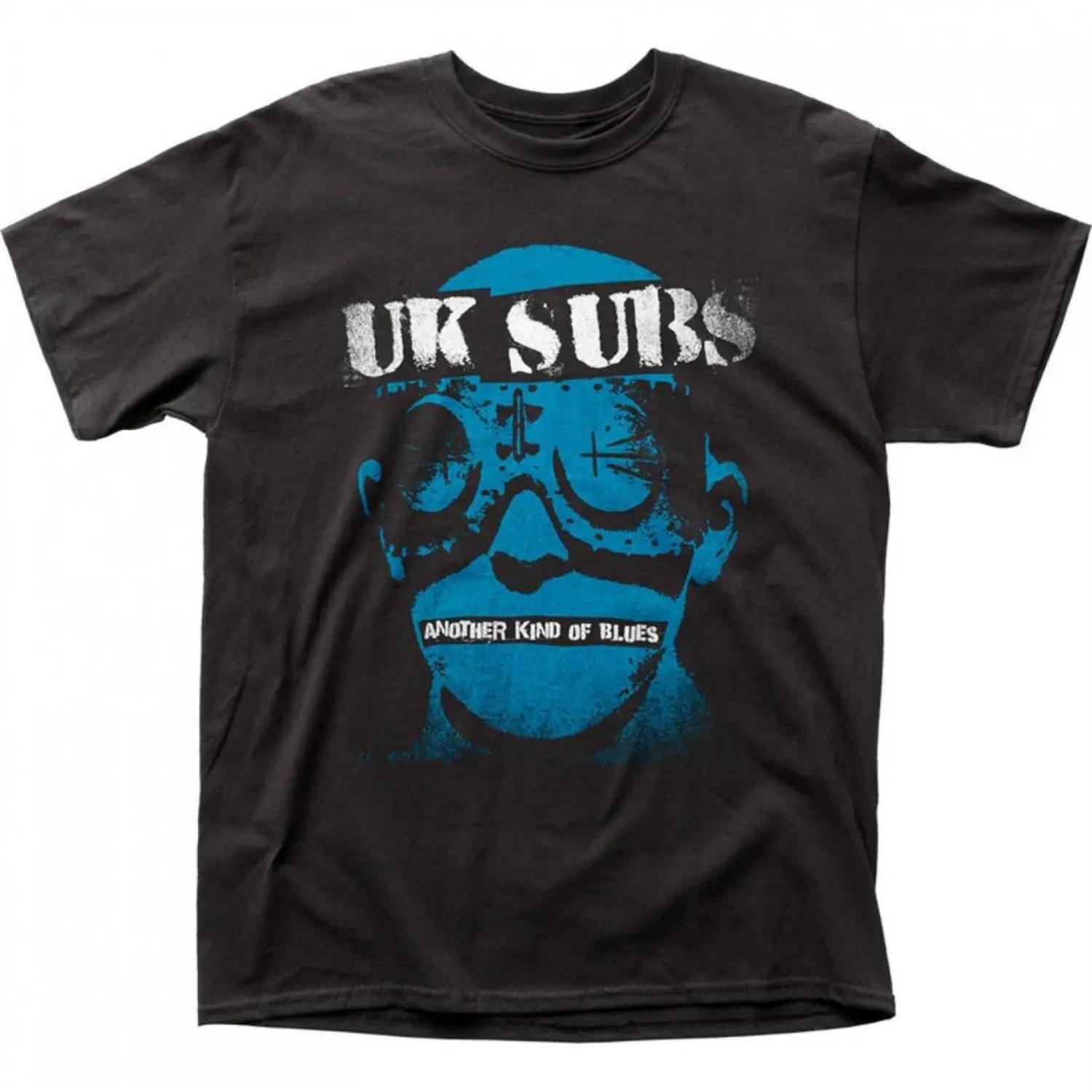 

British Subs Another Kind of Blues Men s Vintage Punk Band T-Shirt with Album Graphics Black with Trim- Punk Shop S разноцветный