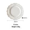 Embossed French Dessert Plate - Afternoon Tea & Western Food