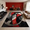 Nordic Abstract Style Large Living Room Carpet Flannel Non-slip Washable Sofa Decoration Rug Bedroom Cloakroom Fluffy Floor Mat
