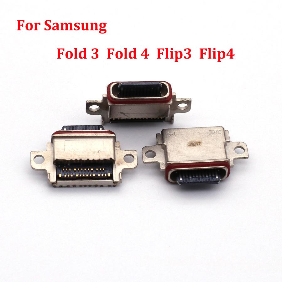 1-10PCS For Samsung Z Fold Flip 1 2 3 4 USB Charging Port Folding mobile phone tail plug charging interface replacement