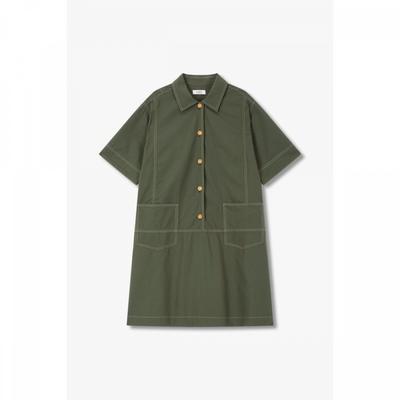 Cotton Stitch Point Dress  9175341983 