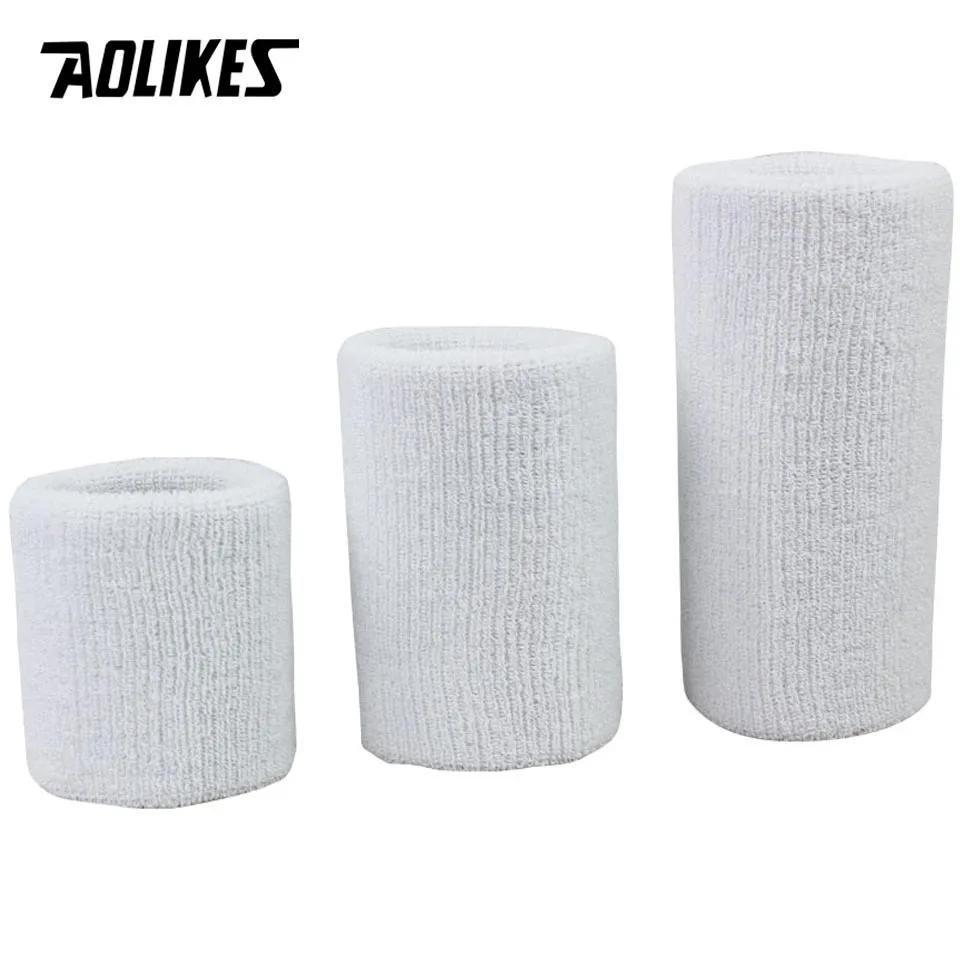 Aolikes 1Pcs Wrist Brace Support Wrap Tennis Wristband Sport Sweatband For Gym Basketball Volleyball Hand Sweat Band Polsband