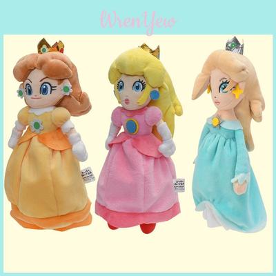 Large Super Mario Princess Stuffed Animal Pink Yellow Blue 25cm Customizable Design