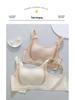Women's Ultra-Thin Wire-Free Bandeau Bra - Rabbit Ear Cup, Anti-Exposure, Seamless Design for Minimized Appearance