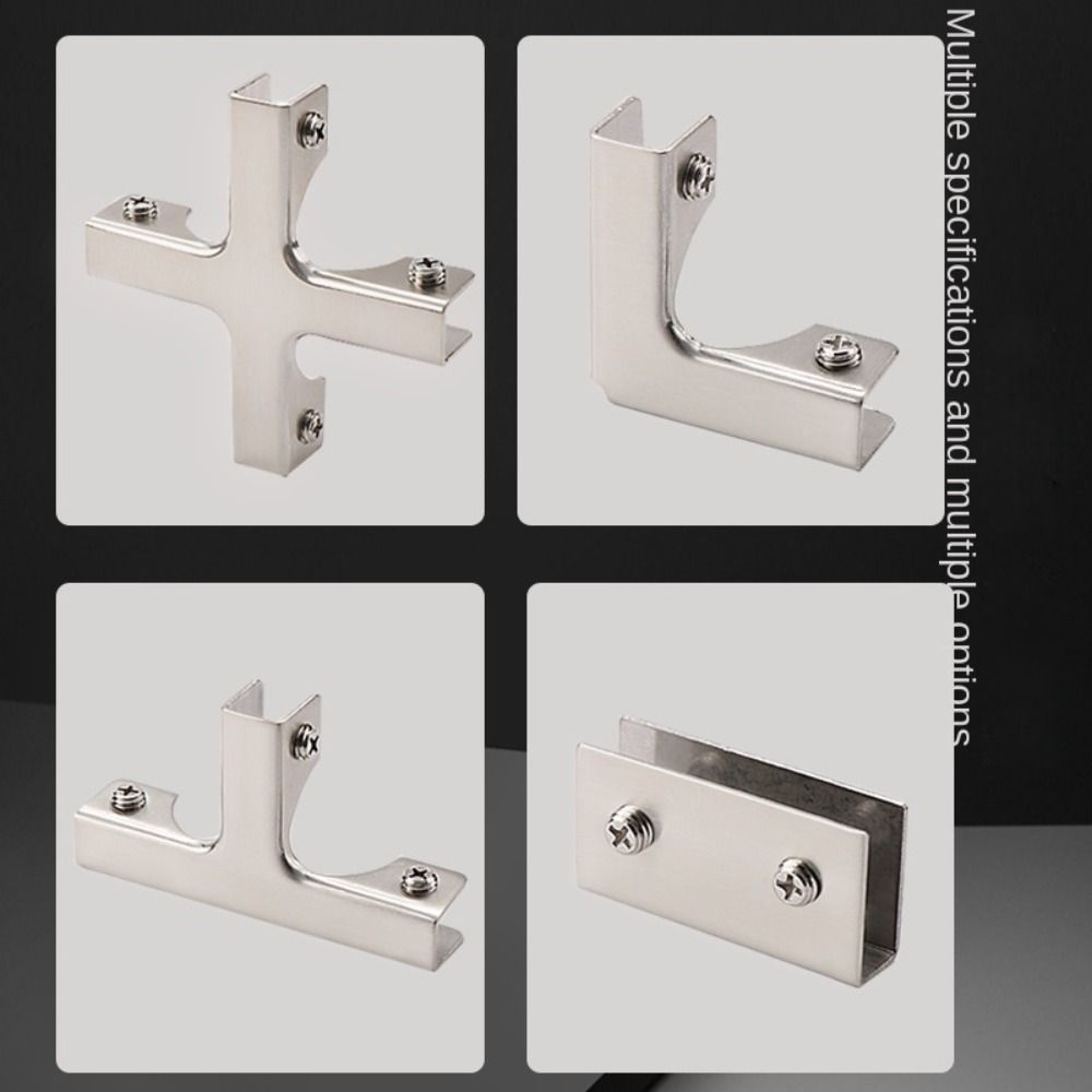 T-cross Glass Clip Reinforcement Corner Guard New Fixing Clip Glass