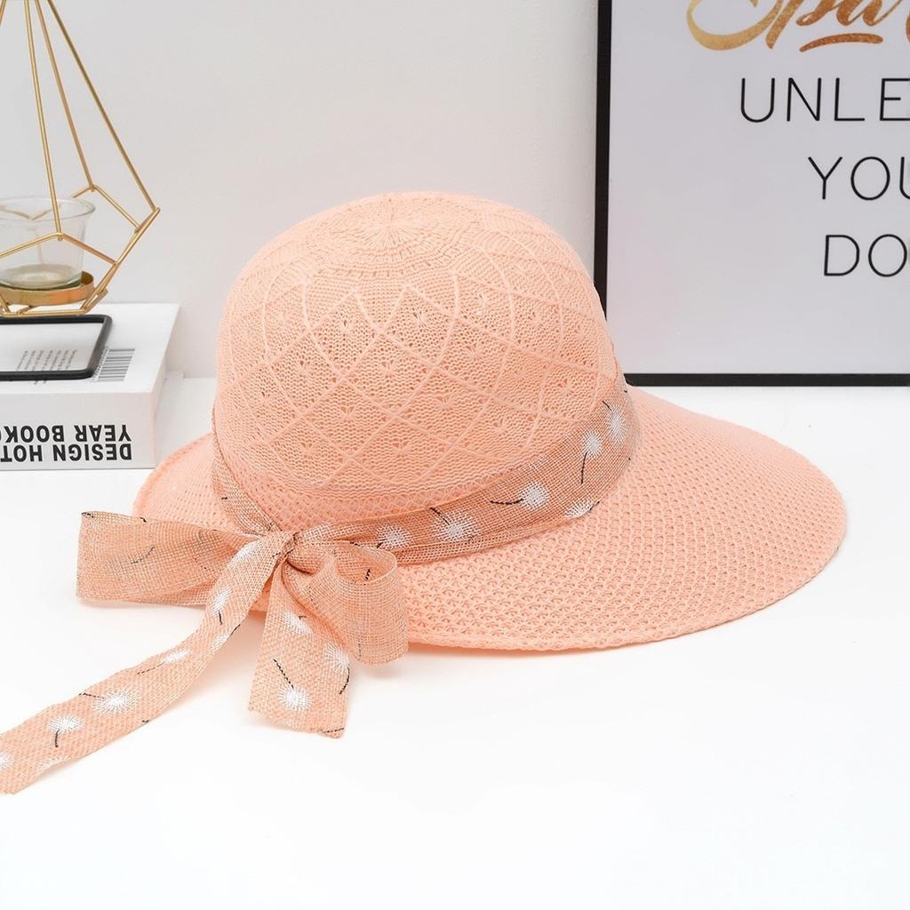 Hat Women's Summer Big Brim Straw Hat Women's Sun Hat Mother In the Elderly Sun Hat UV Protection Sun Hat