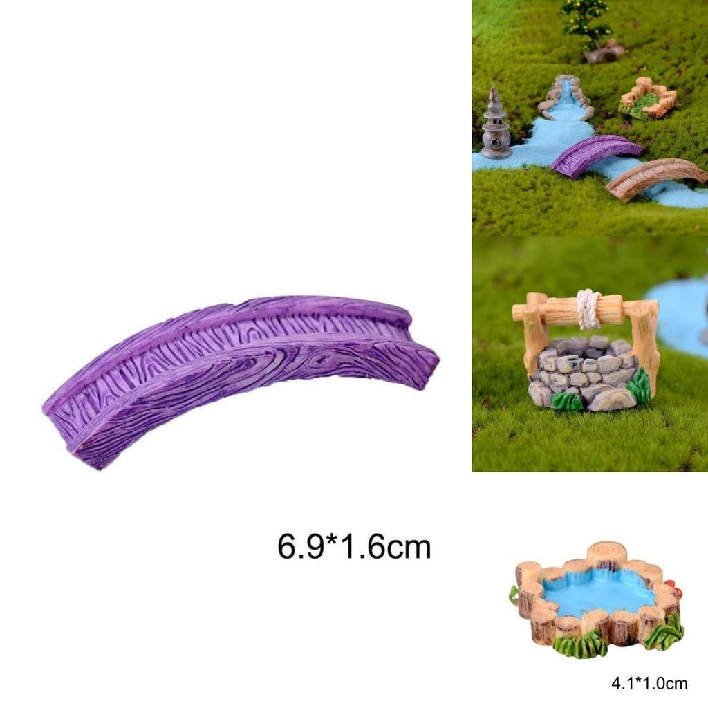 Stunning Garden Diy Fairy Miniature Water Well Bridge Lighthouse Craft Decoration Set For Enchanting Landscapes