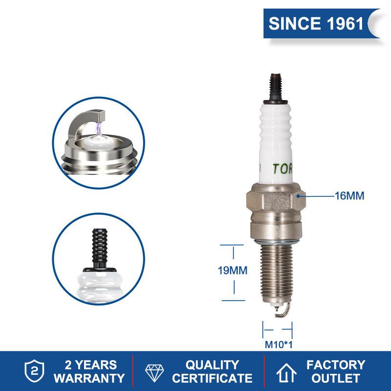 2-8PCS Thread terminal Iridium Candles Replace for 96067/CPR8EAIX-9 2306/CPR8EA-9 91064/SIMR8A9 MR8D-9 Spark Plugs TORCH B8RTI