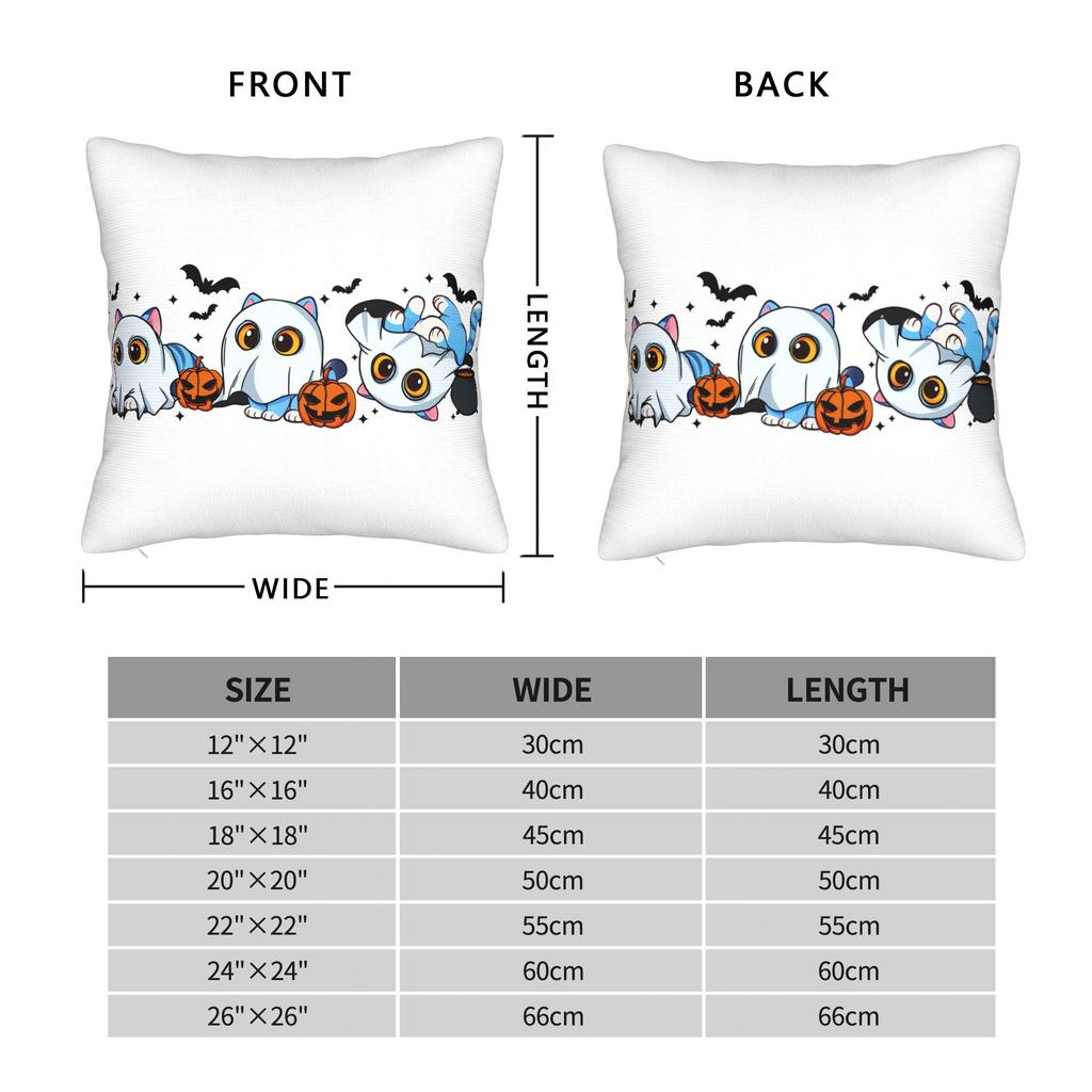 KPop Demon Hunters Halloween BlueTiger Pillowcase Printed Polyester Cushion Cover Decoration  Throw Pillow Case Cover Home