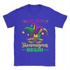 Funny Let The Shenanigans Begin Mardi Gras TShirts for Unisex Crewneck  Cotton T Shirt  Short Sleeve Tees Adult Tops