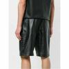 Lambskin Classic Boxer Unique Men Leather Biker Shorts Stylish Sports Genuine