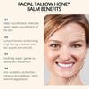 Beef Tallow Honey Moisturizer/Ginseng Cream Moistrizing Nourishing Hydrating Brightening Face Skin Rejuvenation Korean Cosmetics