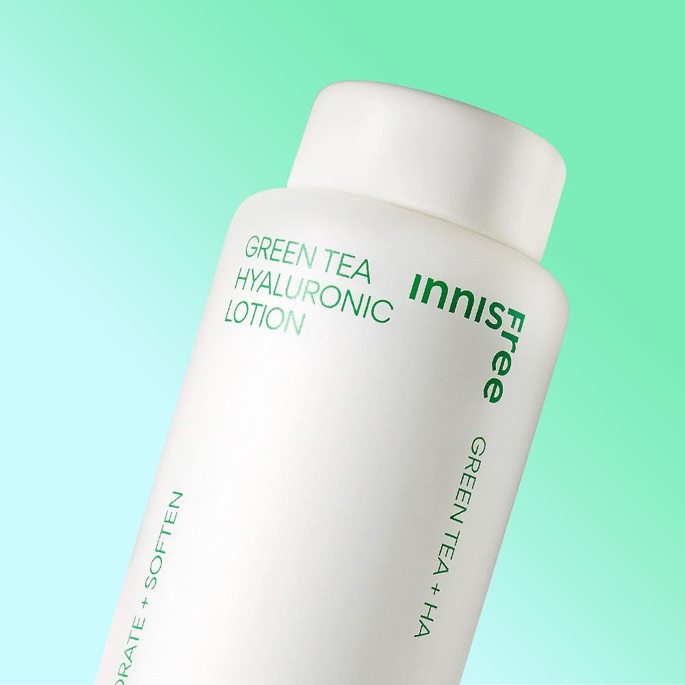 Innisfree Green Tea Seed Hyaluronic Skincare 3 Set Deep Hydration Moisture Balancing Trio