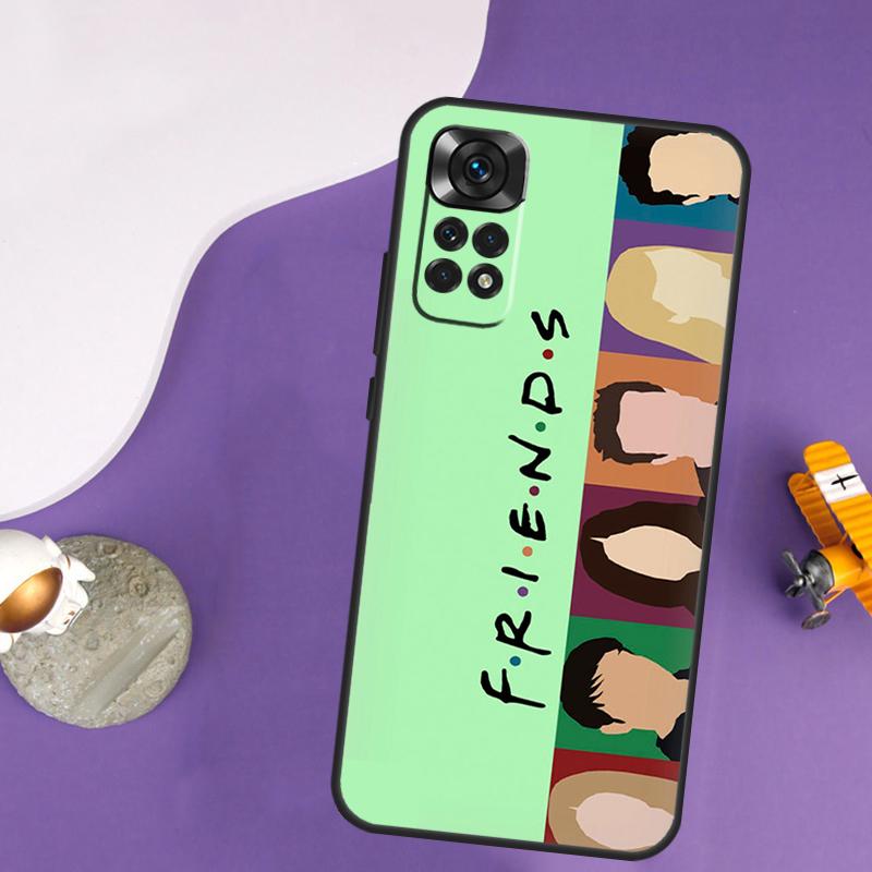Friends TV Case For Xiaomi Redmi Note 13 Pro 14 12 9 10 11 Pro 10S 11S 12S Redmi 13C 14C 10C 12C Cover