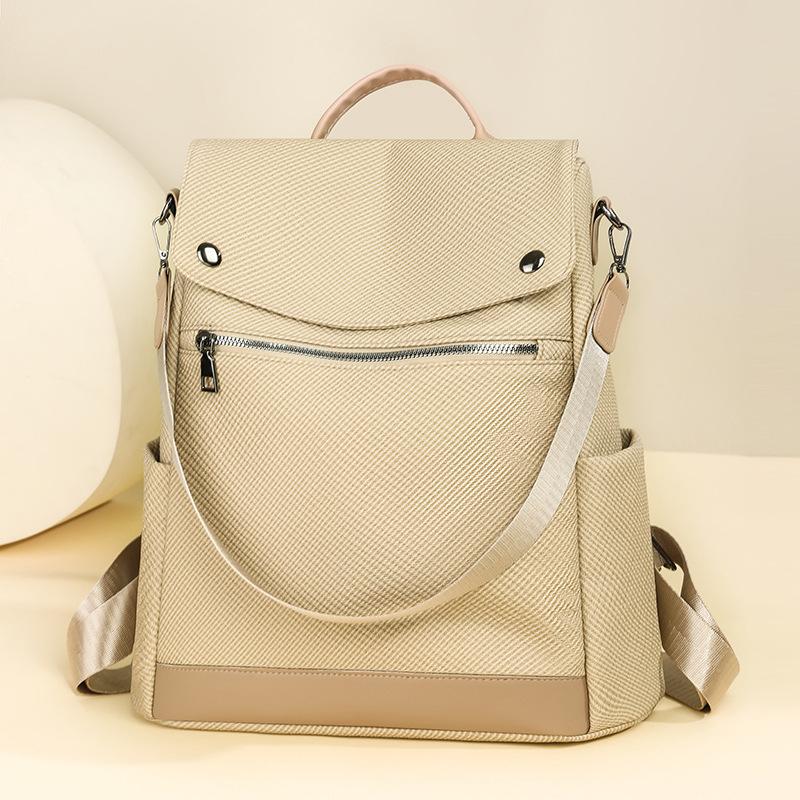 Schoolbag1011 New Anti-splashing Backpack Business Travel Bag Women's Large-capacity Simple Leisure Student Back