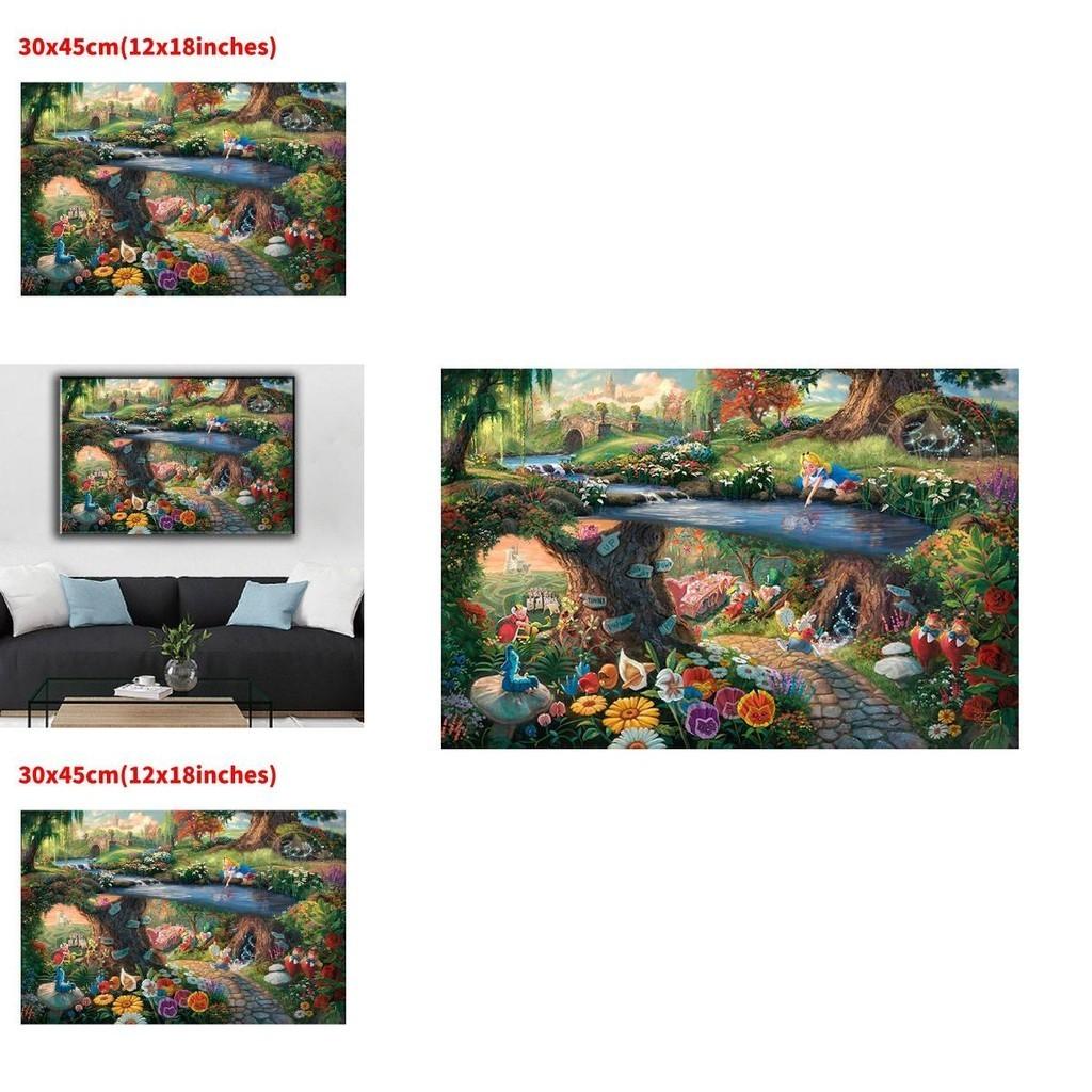 Meerjungfrauenprinzessin Leinwand Wandkunst Modernes Märchen Schlafzimmer Kinderzimmer Dekorative Malerei