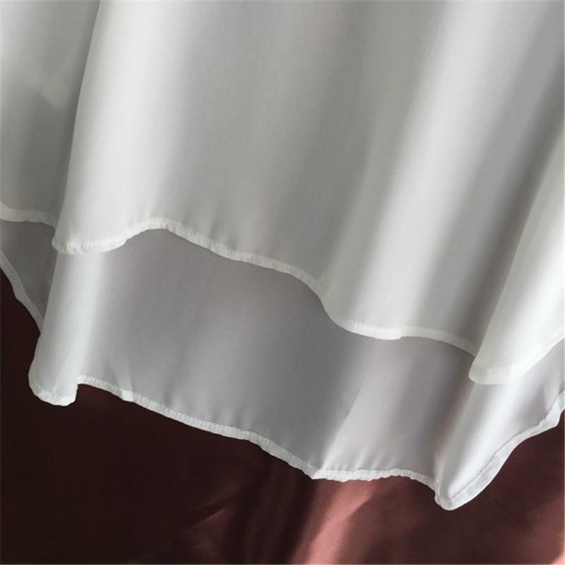 New Arrivals Sexy Beach Cover Up Chiffon White Swimwear Ladies Beach Blouse Pareo Women Beach Wear Saida De Praia Swimwear Q46