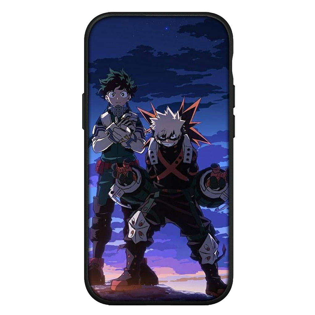 For iPhone 16 15 Xiaomi Redmi Note 13 12 11 Pro Max X 9 14 Plus XR Samsung Galaxy S24 S23 Huawei OPPO My Hero Academia Midoriya Izuku BNHA Telefondeksel