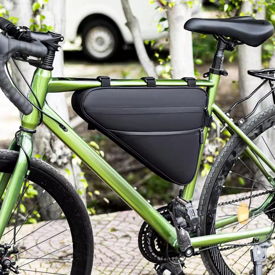 Durable Bike Triangle Frame Bag Portable Cycling Storage Pouch For MTB Road Mountain Bicycle