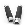 Motorrad Lenkergriff Handgriff Lenkergriff Passend für Harley Knight Rod Special/V-Rod Muscle 2002-2017 (Farbe: Silber)