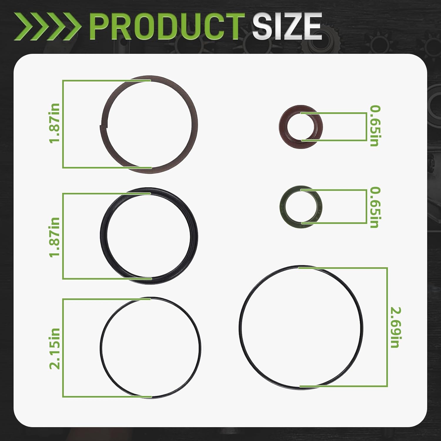 

435567 New Trim and Tilt O-Ring and Seal Kits Compatible with BRP Johnson Evinrude 40 48 50 033566 0333496, 0912298, 091229, 0435567, 0339849