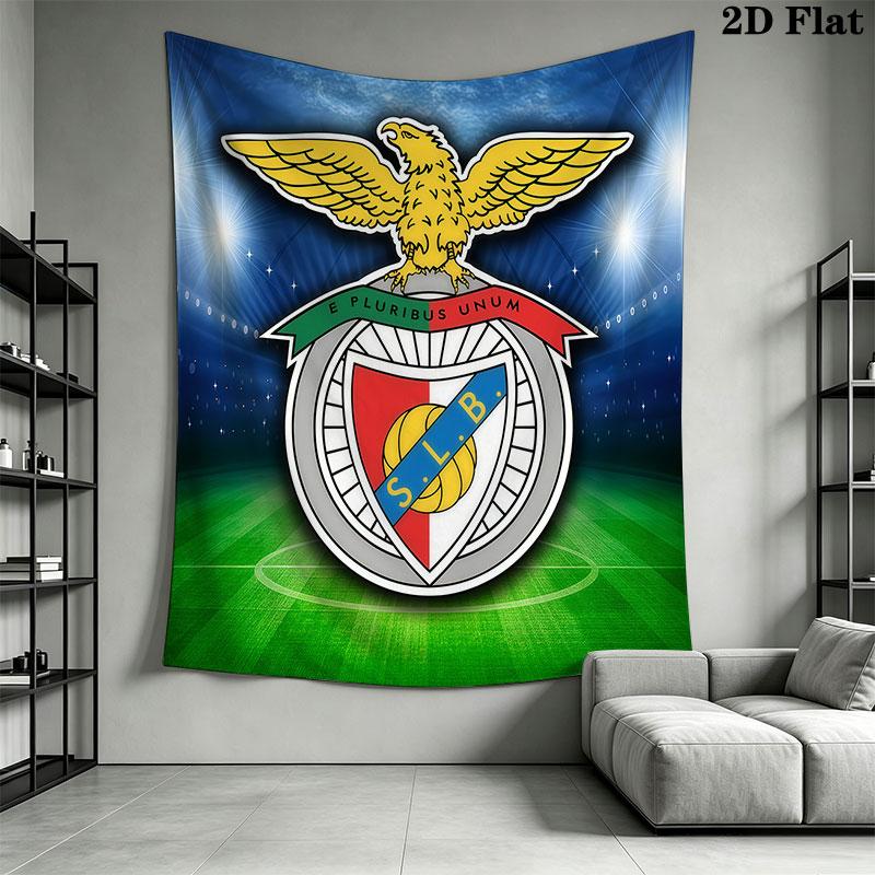 Benfica CLUB Wall Hanging Printed Fabric Blanket Decorative Tapestries for Bedroom Living Room Home Decor
