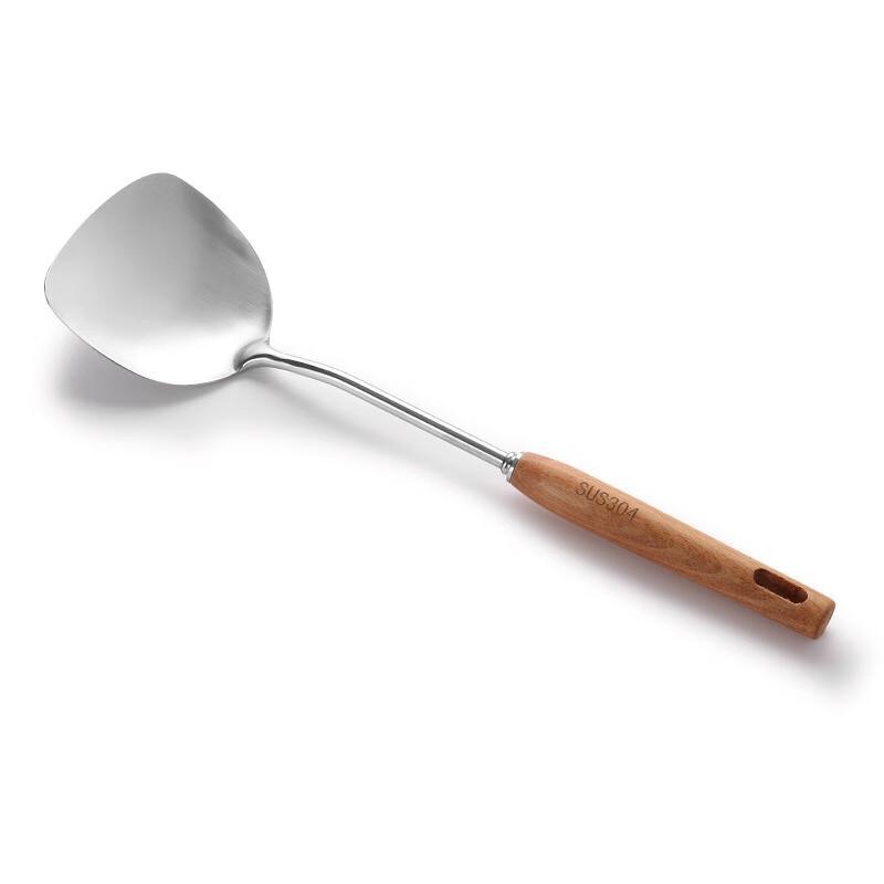 Yoshida Takumi 304 Stainless Steel Beech Wood Spatula Set