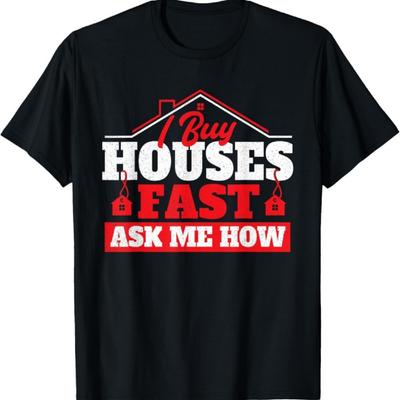 Ich kaufe Häuser schnell Frag mich wie - Immobilieninvestor T-Shirt