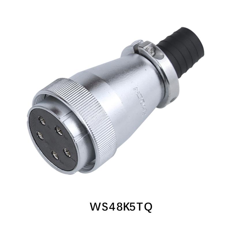 ZHQCN WS48 TQ+Z Waterproof M48 Female Plug Male Socket Panel 5 7 20 27 38 42 Pin Industrial Aviation Connector Electrical Power
