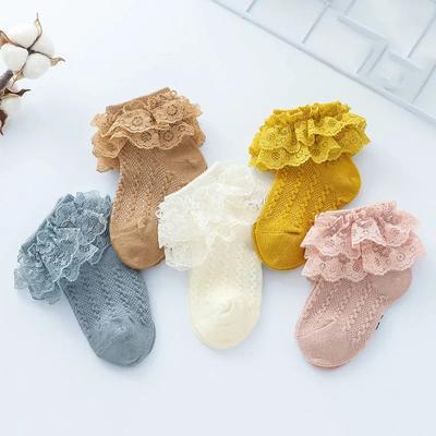 Baby Stuff Kids Baby Girl Frilly Warm Lace Tutu Socks Infant Newborn Toddler Lace Ruffled Solid Ankle Socks