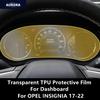 For OPEL IGNIA 17-22 Dashboard Transparent TPU Protective Film Anti-scratch Repair Film Accessories Refit